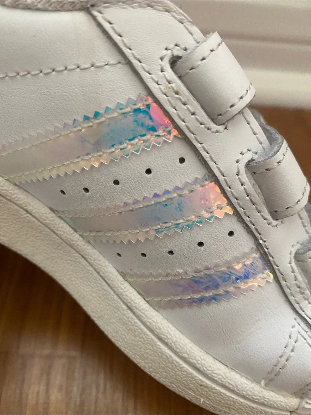 Kids Adidas Originals Superstar CF C tennis 12.5